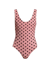 DG Logo Olympic One-Piece Swimsuit