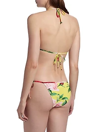 Tanga Floral Triangle Bikini