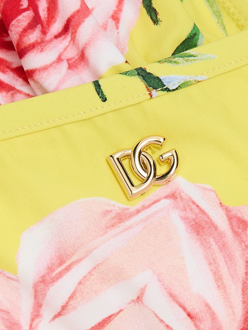 Tanga Floral Triangle Bikini