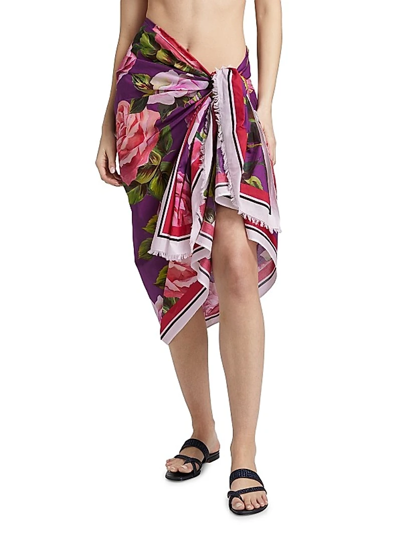 Floral Cotton Sarong