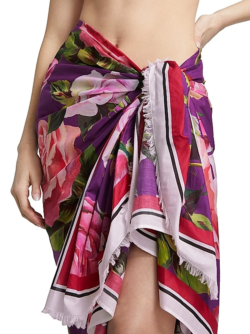 Floral Cotton Sarong