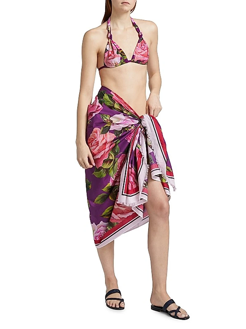 Floral Cotton Sarong