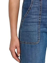 Theodora Whiskered Wide-Leg Jeans
