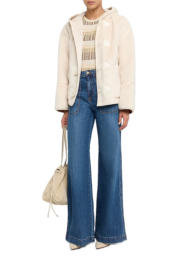Theodora Whiskered Wide-Leg Jeans