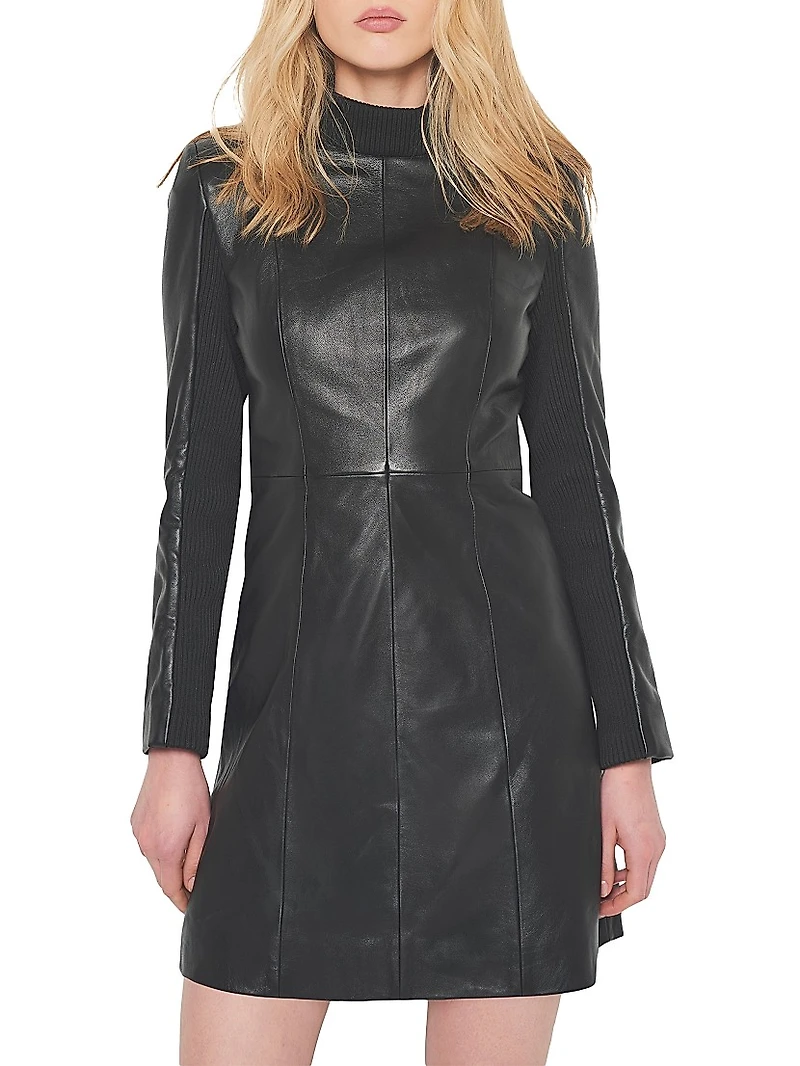 The Upcycled Leather Dress