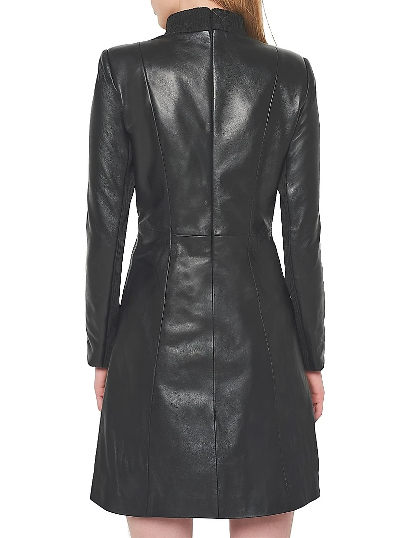 The Upcycled Leather Dress