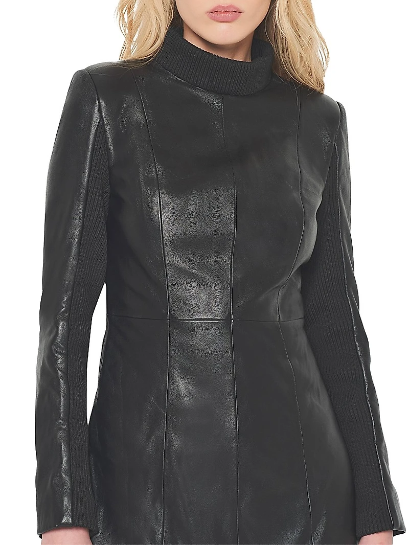 The Upcycled Leather Dress