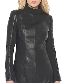 The Upcycled Leather Dress