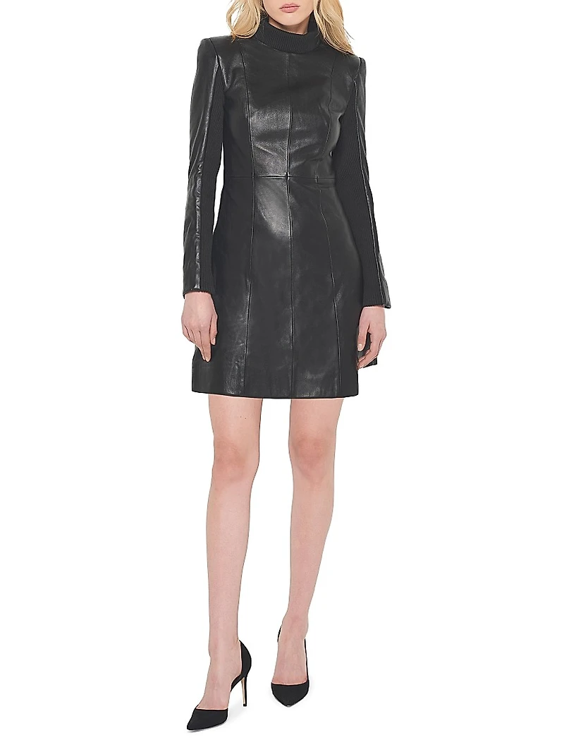 The Upcycled Leather Dress