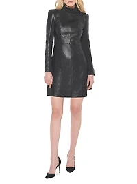 The Upcycled Leather Dress