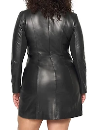 The Upcycled Leather Dress