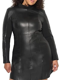 The Upcycled Leather Dress