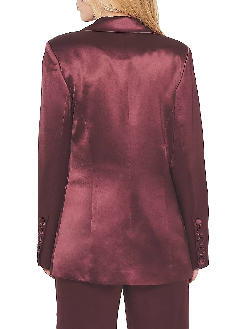 Collins Satin Boyfriend Blazer