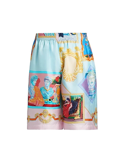 Gallery Silk Twill Shorts