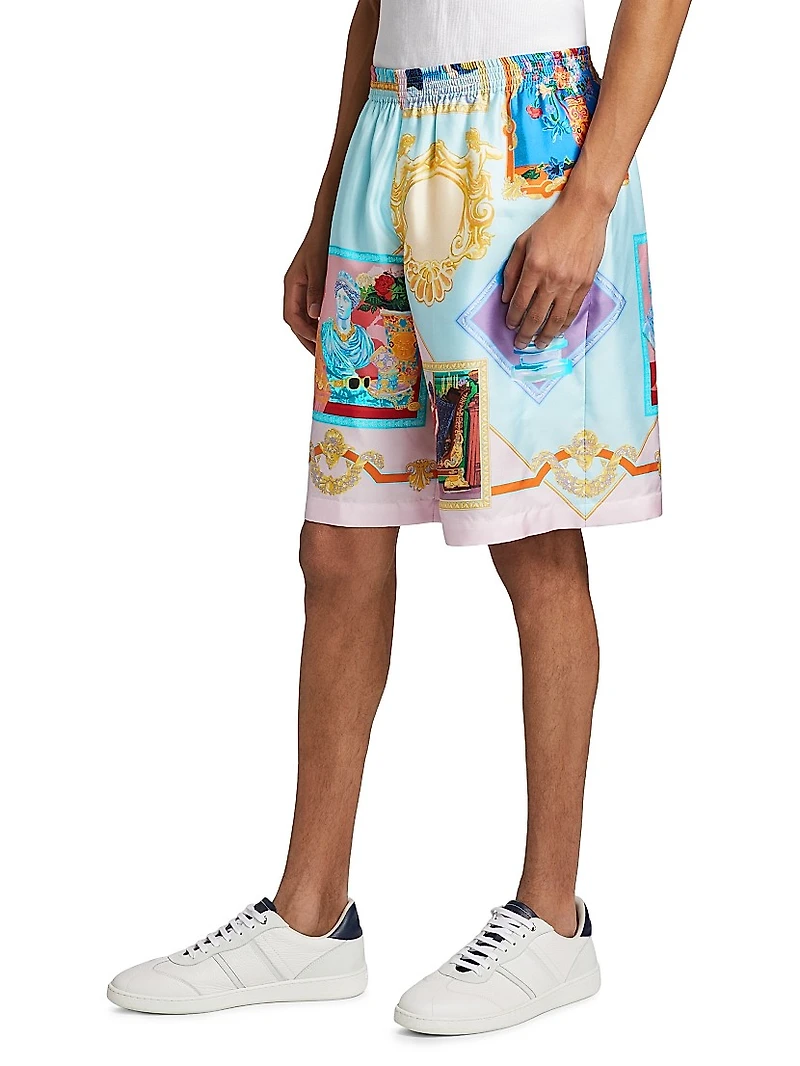 Gallery Silk Twill Shorts