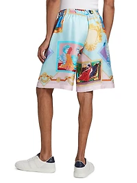 Gallery Silk Twill Shorts