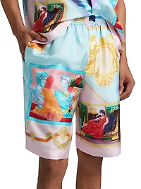 Gallery Silk Twill Shorts