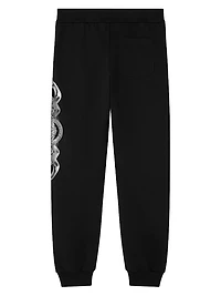 Medusa On Chain Print Jogger Sweatpants