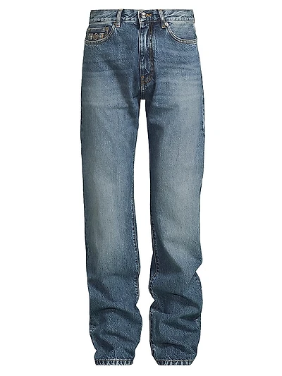 Medusa Horsebit Mid-Rise Jeans