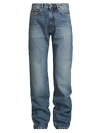 Medusa Horsebit Mid-Rise Jeans