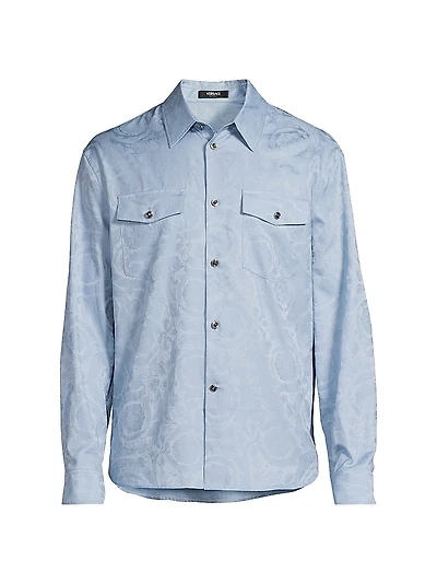 Baroque Jacquard Cotton Shirt