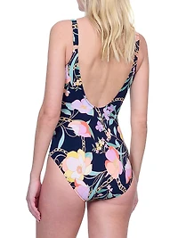 Memories Of Capri Ruched One-Piece Swimsuit
