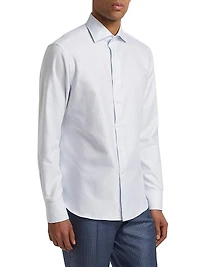 Textured Cotton Modern-Fit Shirt