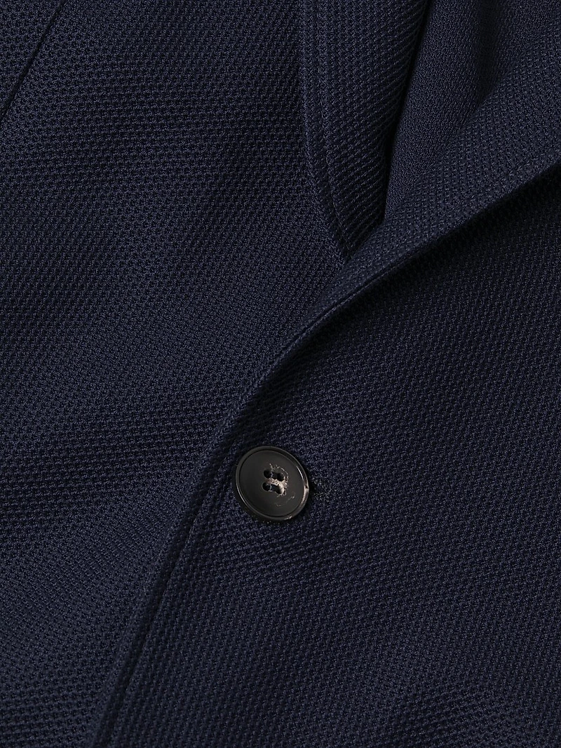 Textured Jersey Wool Jacket