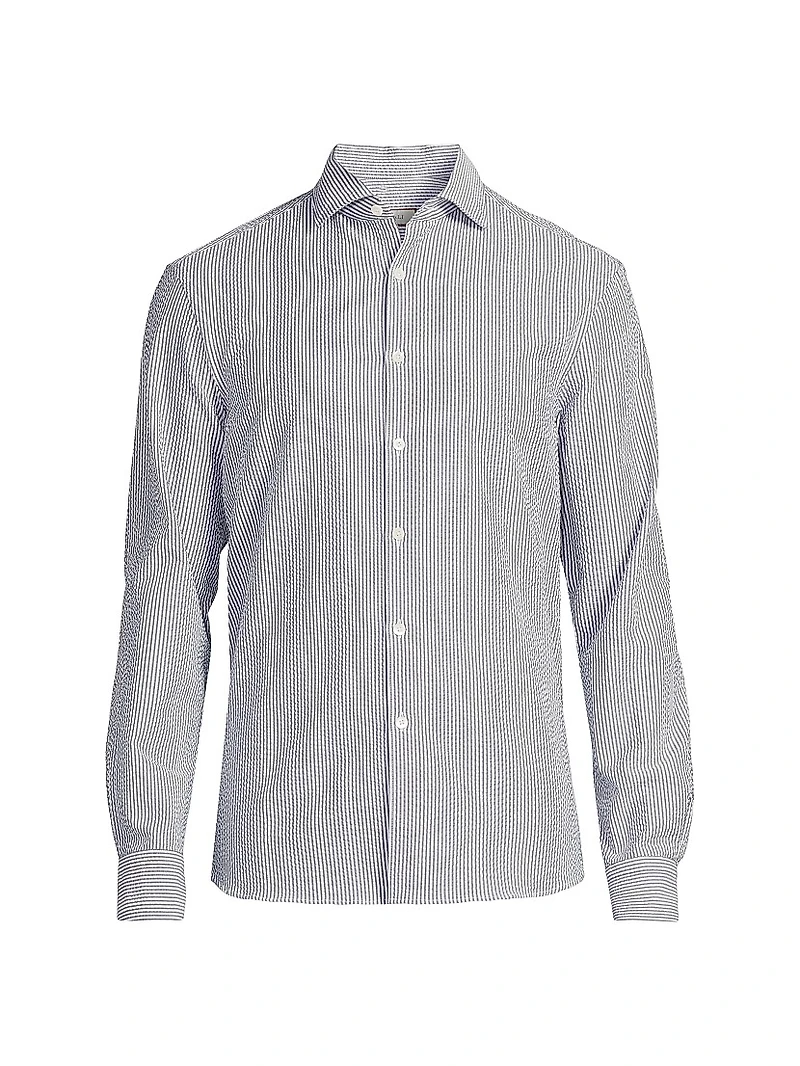 Seersucker Sport Shirt