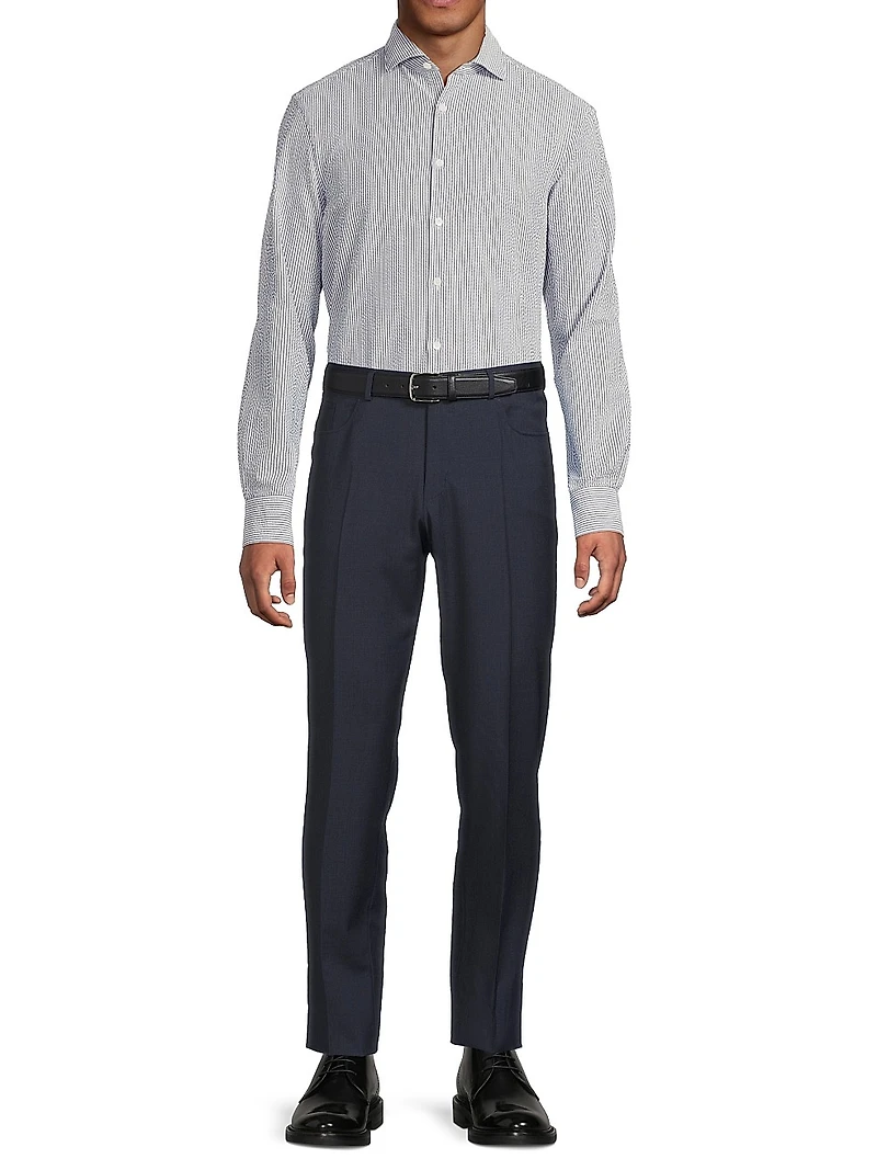 Seersucker Sport Shirt