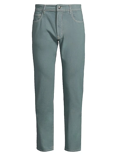 Washed Modern-Fit Slim-Straight Jeans
