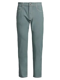 Washed Modern-Fit Slim-Straight Jeans