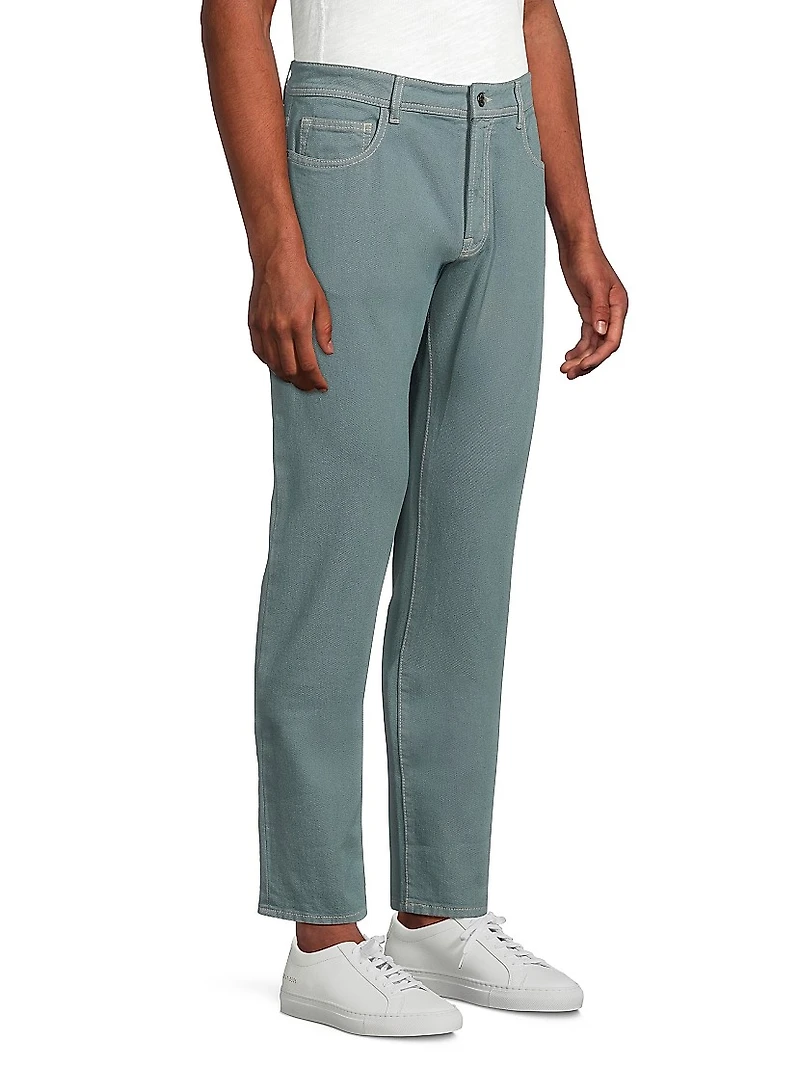Washed Modern-Fit Slim-Straight Jeans