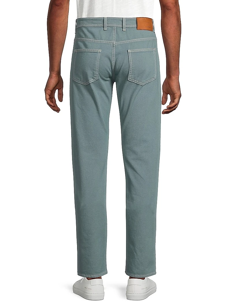 Washed Modern-Fit Slim-Straight Jeans
