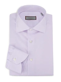 Textured Cotton Dress Shirt