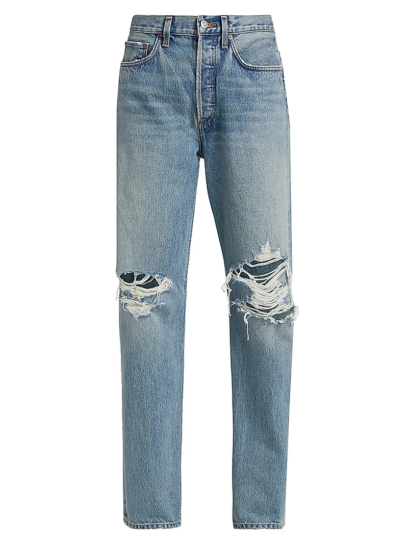 Kelly High-Rise Straight-Leg Jeans