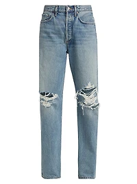 Kelly High-Rise Straight-Leg Jeans
