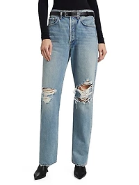 Kelly High-Rise Straight-Leg Jeans