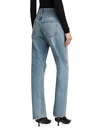 Kelly High-Rise Straight-Leg Jeans