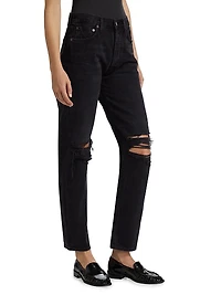90'S High-Rise Straight-Leg Jeans