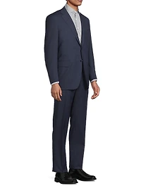 Microcheck Classic-Fit Wool Suit