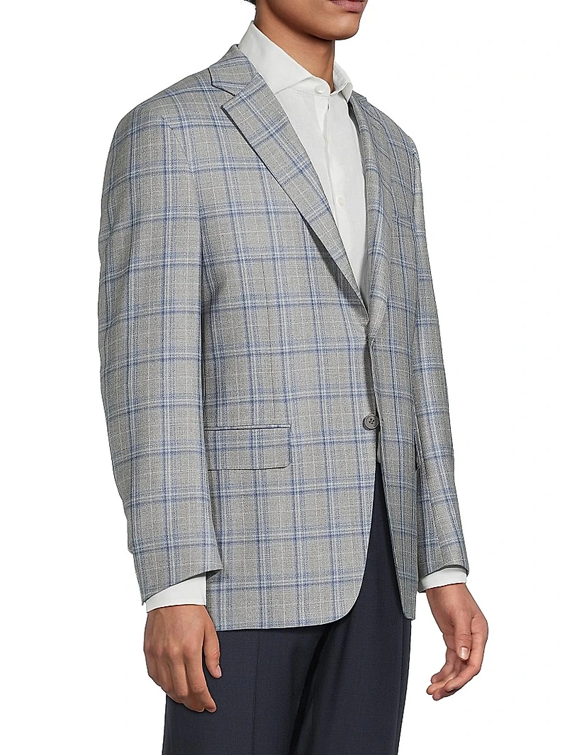 Plaid Wool Sportcoat
