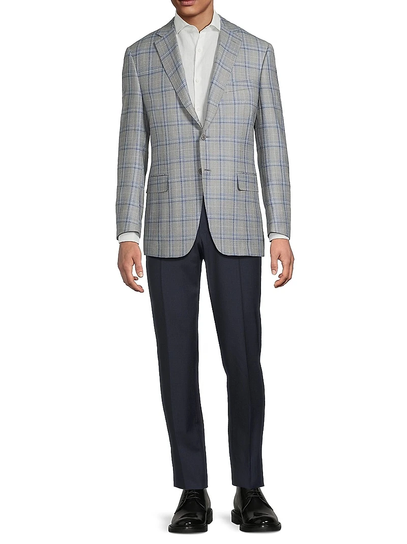 Plaid Wool Sportcoat