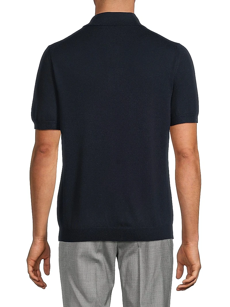 Knit Polo Shirt