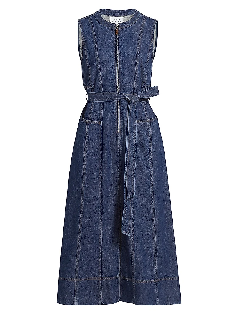 Marci Denim Midi-Dress