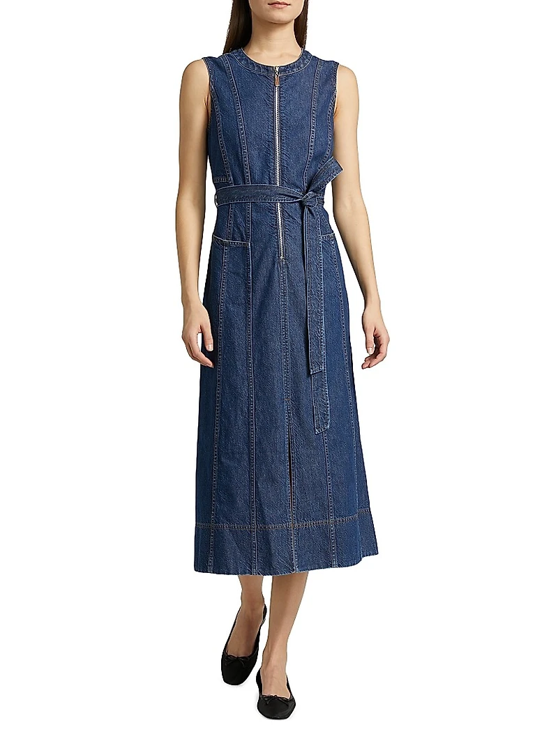 Marci Denim Midi-Dress