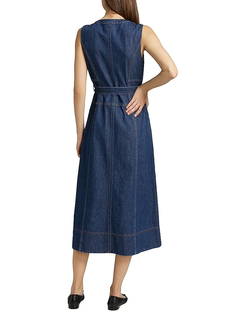 Marci Denim Midi-Dress