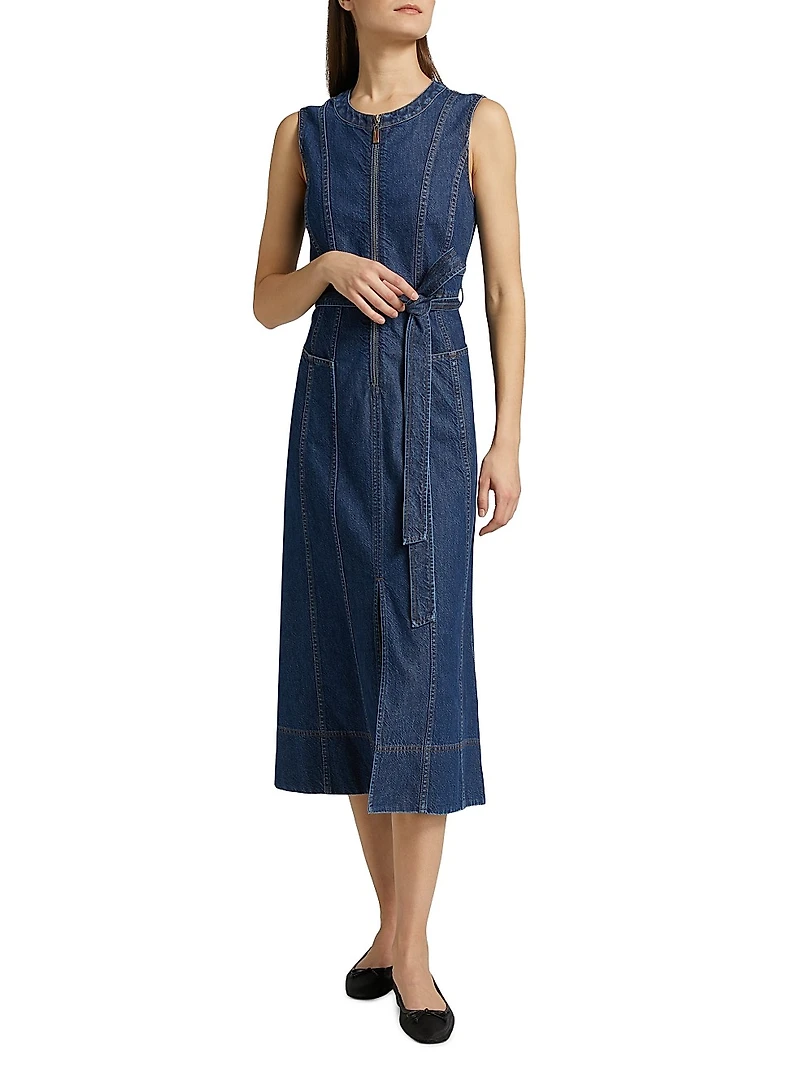 Marci Denim Midi-Dress
