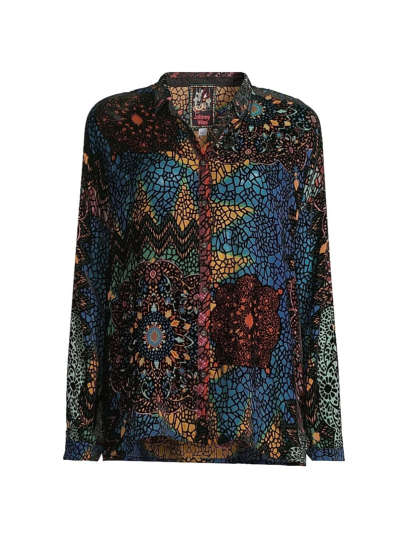 The Audrey Oversized Floral Blouse