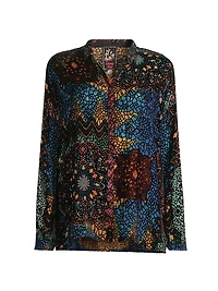 The Audrey Oversized Floral Blouse
